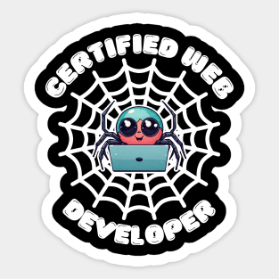 Certified Web Developer Sticker